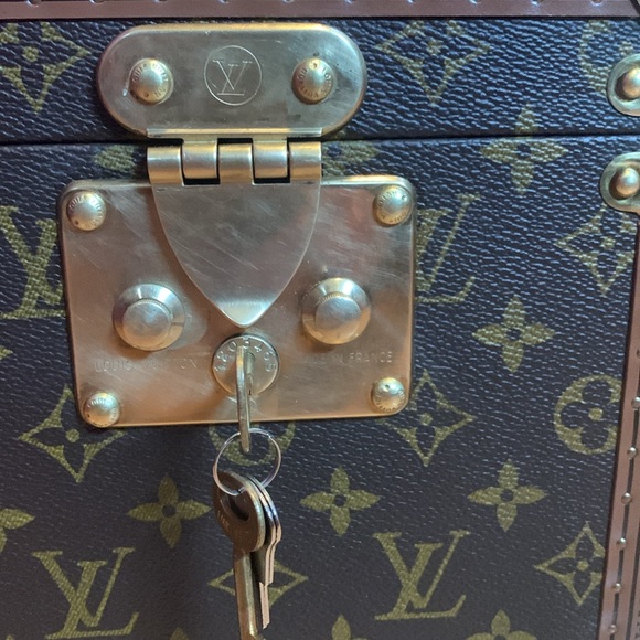 RARE Louis Vuitton Vintage Monogram Boite Flacons Train trunk. Almost mint! - Picture 3 of 13